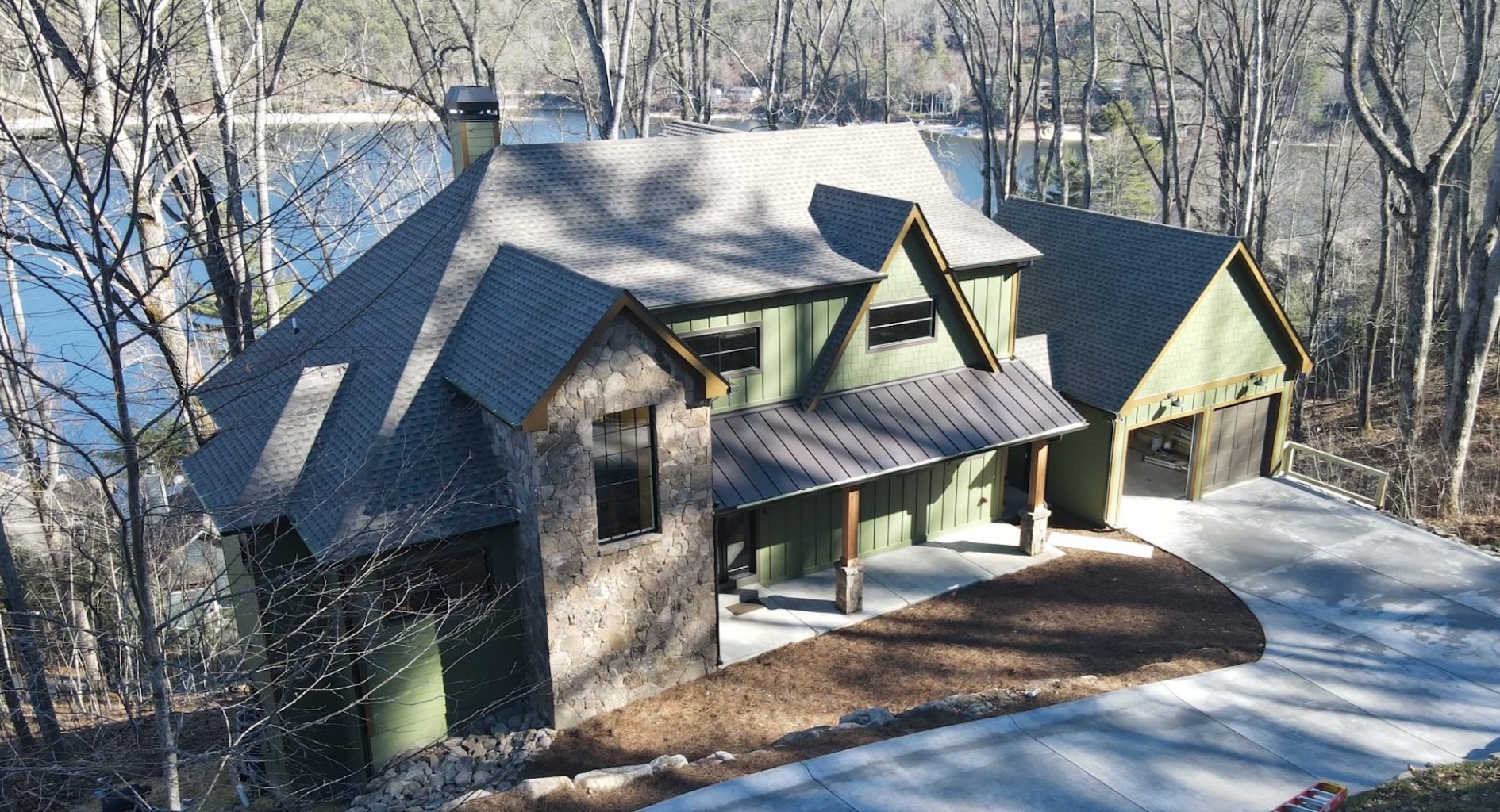 New roof installation by Bull Roofing